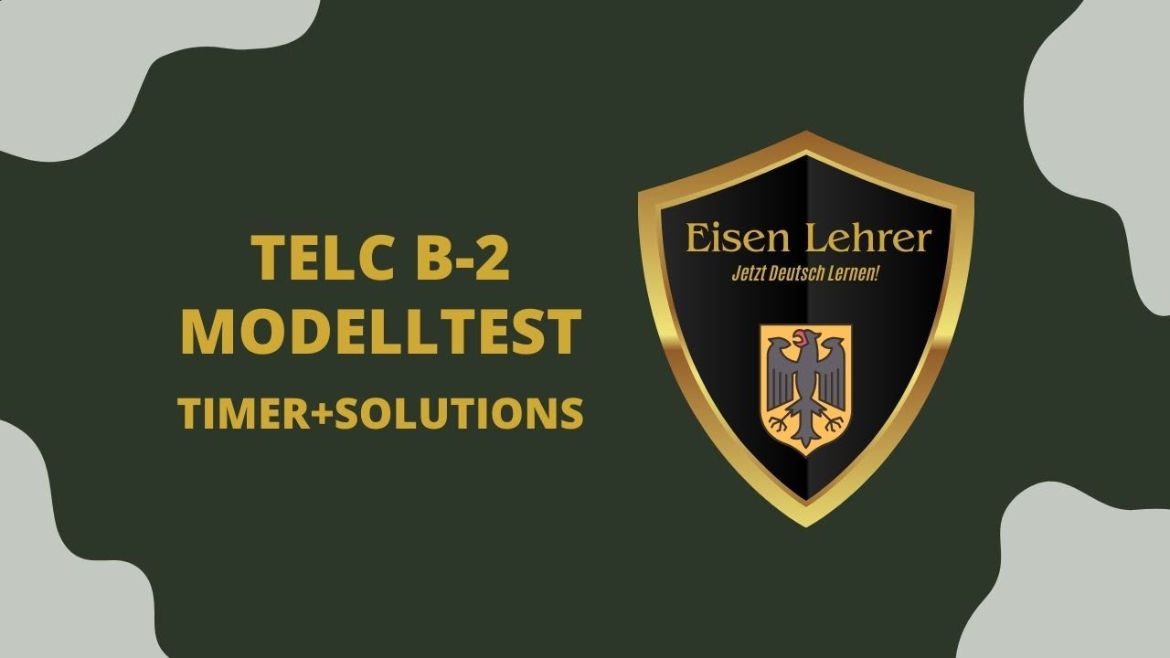 TELC B2 Modelltest-1 Lesen & Sprachbausteine + L&ouml;sungen | Beste Vorbereitung f&uuml;r 2024!