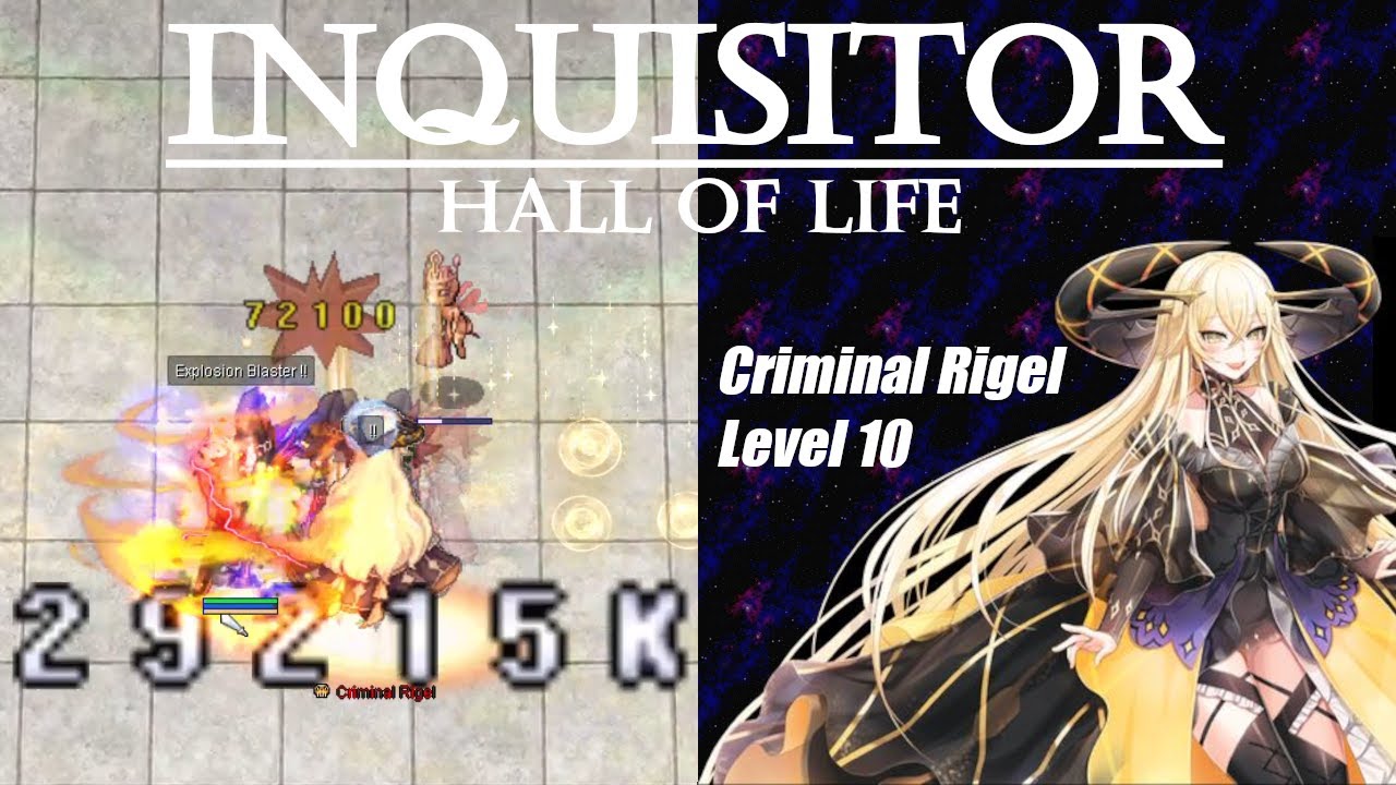 [iRO Chaos] Criminal Rigel | Hall of Life Level 10 | Explosion Blaster Inquisitor