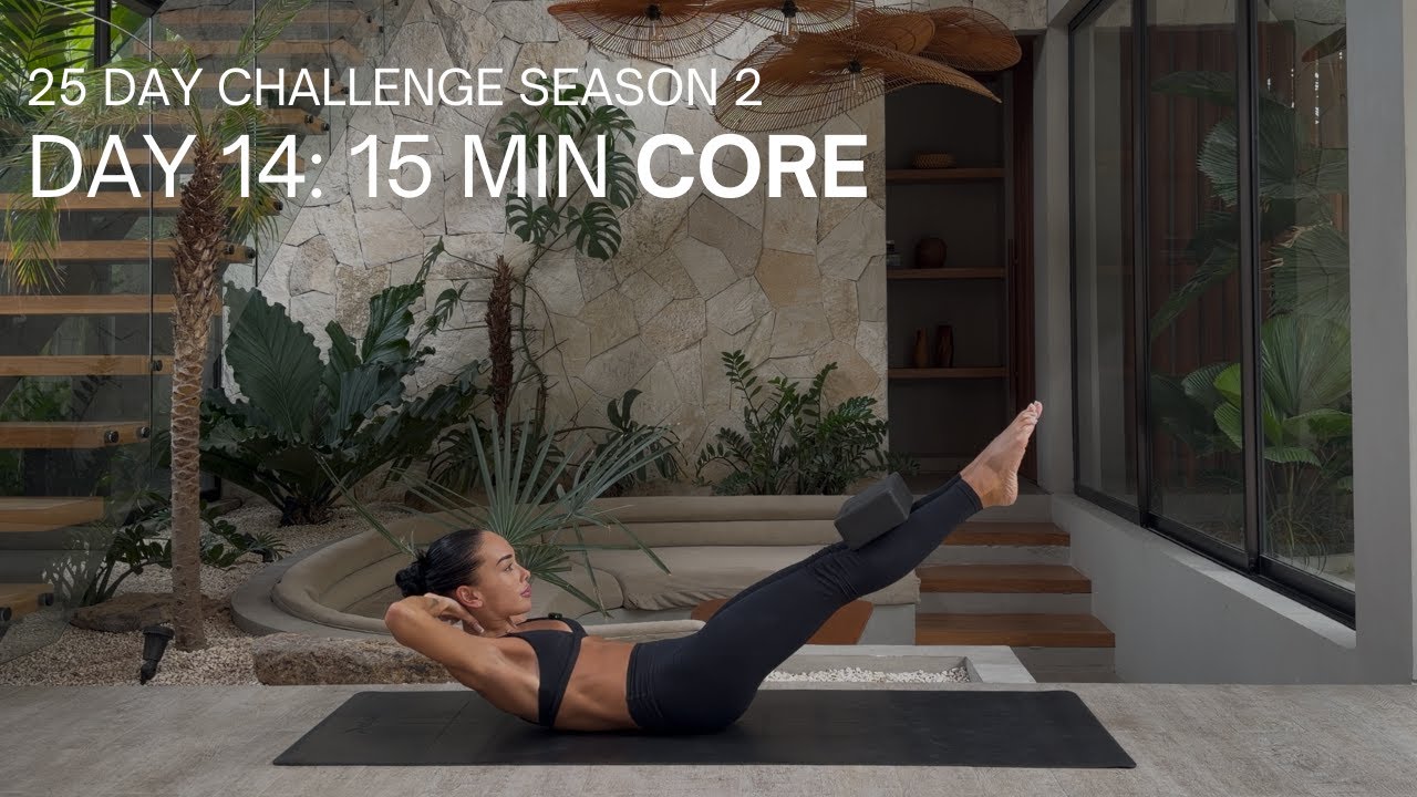 25 DAY CHALLENGE SEASON 2 | DAY 14 15 MIN CORE STRENGTH WORKOUT | Intermediate