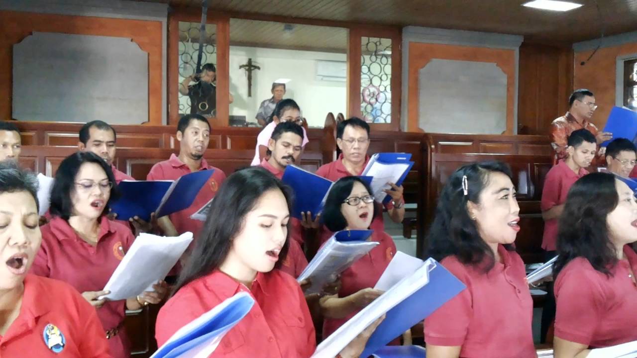 Hai Umat Beriman (MB.603) Gaya Karo - Koor Paroki St.Yoseph Denpasar