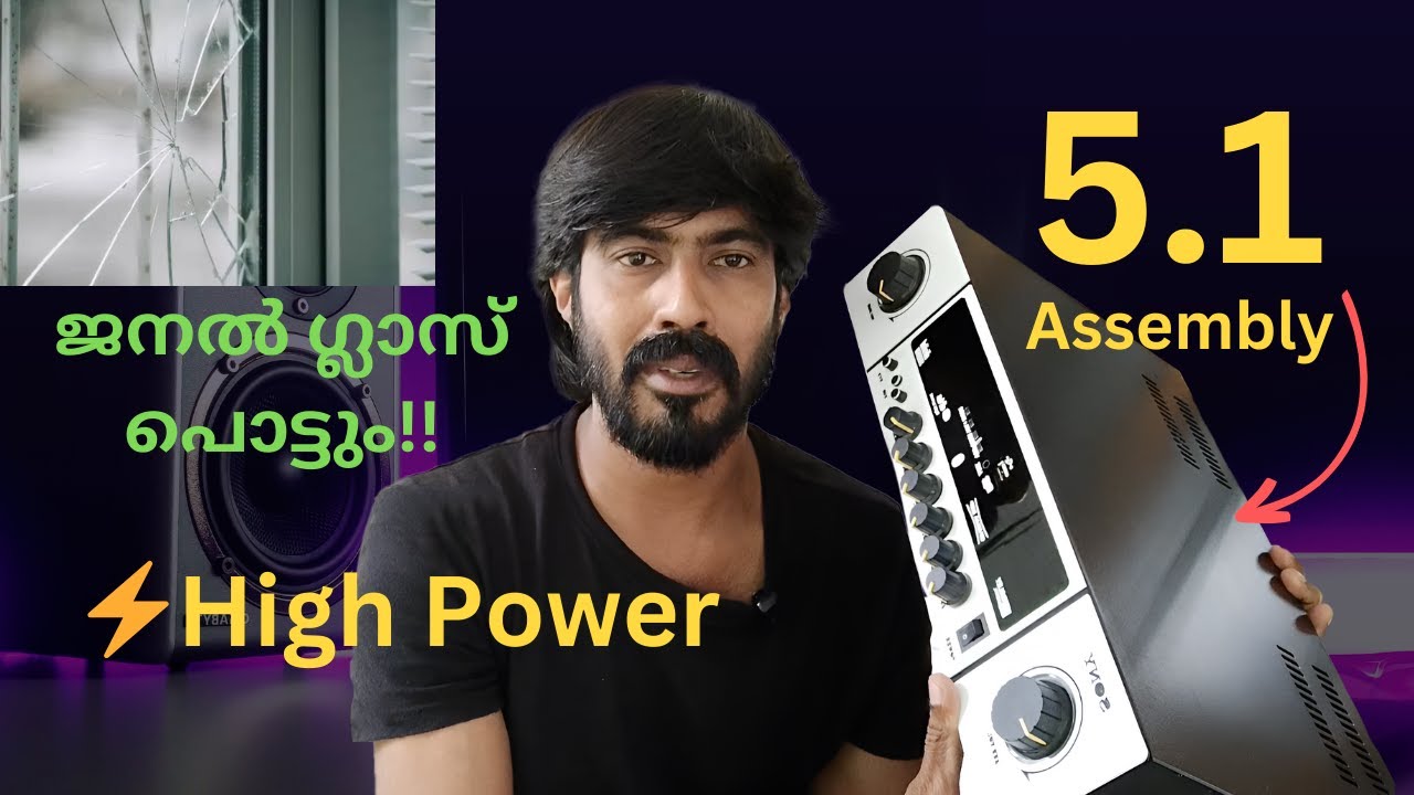 🔊 Full Assembly of a High Power 5.1 Amplifier with Bluetooth Mp3 | DIY Home Theater Amp Build 🔥