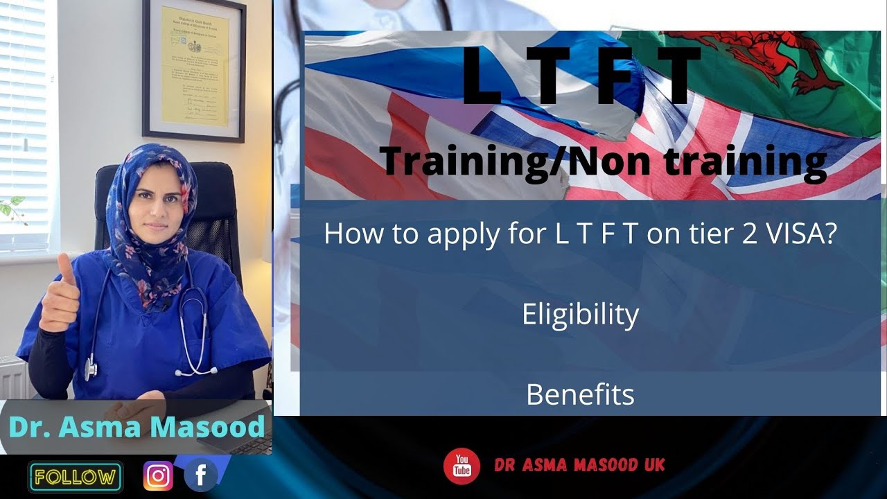 How to work Less Than Full Time (LTFT) on tier 2 visa (training  /non training posts) in the NHS.