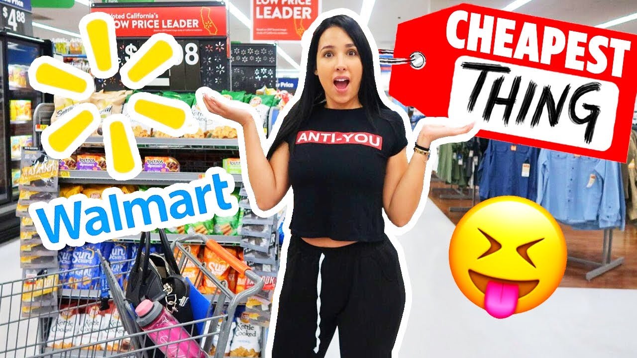 I BUY THE CHEAPEST THING ON WALMART 🤑| Mar
