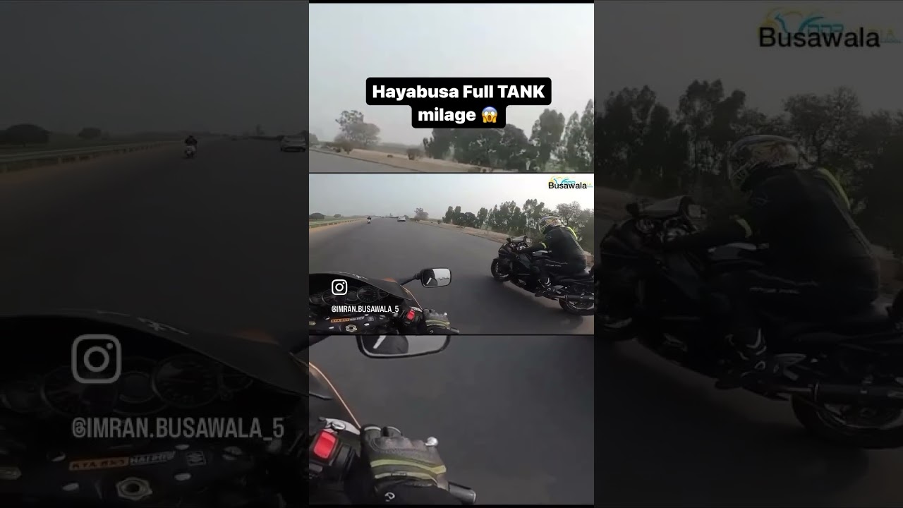 Hayabusa Full tank Milage | Hayabusa milage | hayabusa Fuel Average #busawala