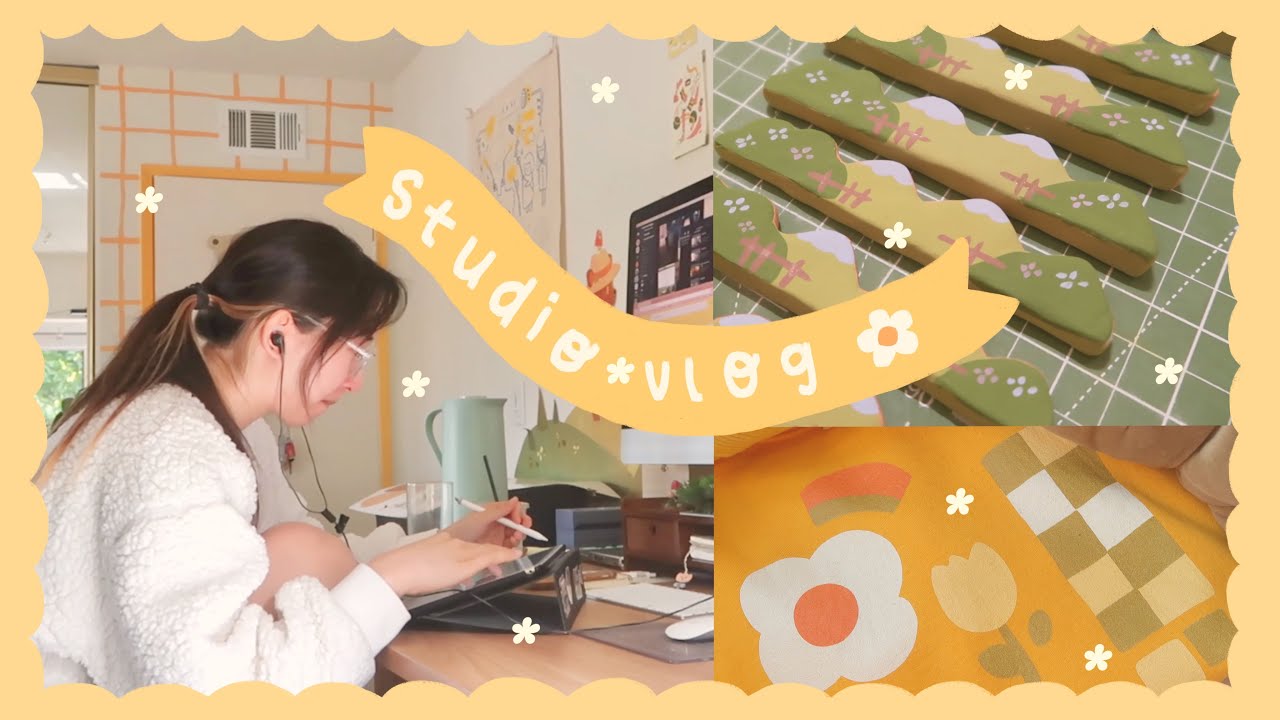 Art Vlog ✿ Making Fun Spring Things, New Sweaters & Little Rants about Life