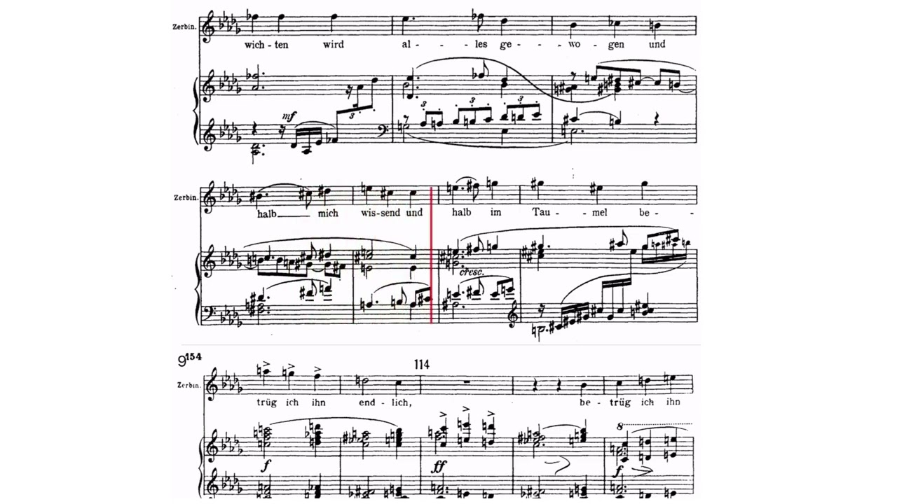 Großmächtige Prinzessin from Ariadne auf Naxos by R. Strauss (Karaoke, Study Guide)