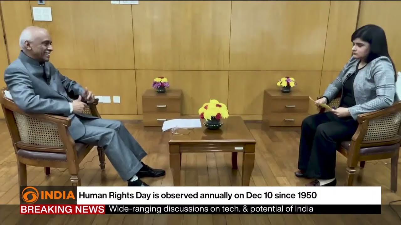 Interview of the NHRC, India Chairperson, Justice V. Ramasubramanian with the DD India.