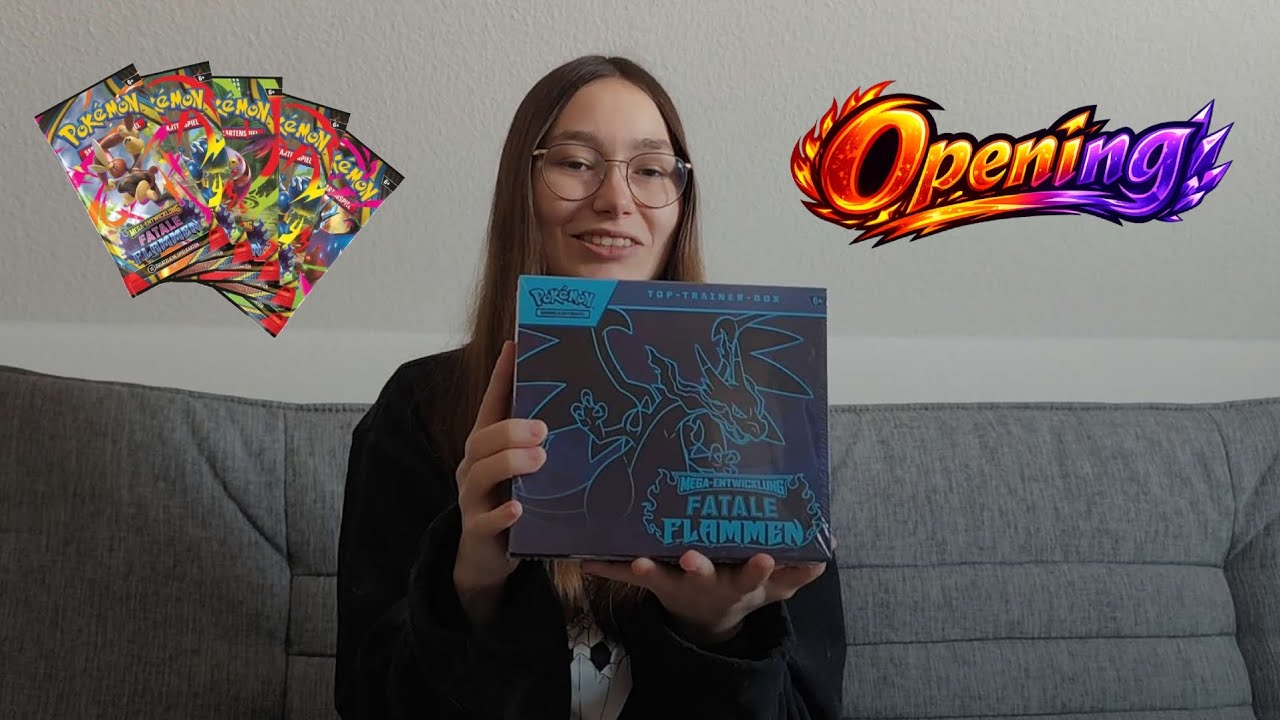 Pokémon Fatale Flammen Top Trainer Box Opening