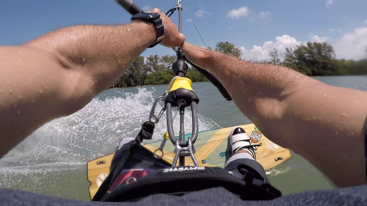 Kiteboarding Fun in 12mph Winds
