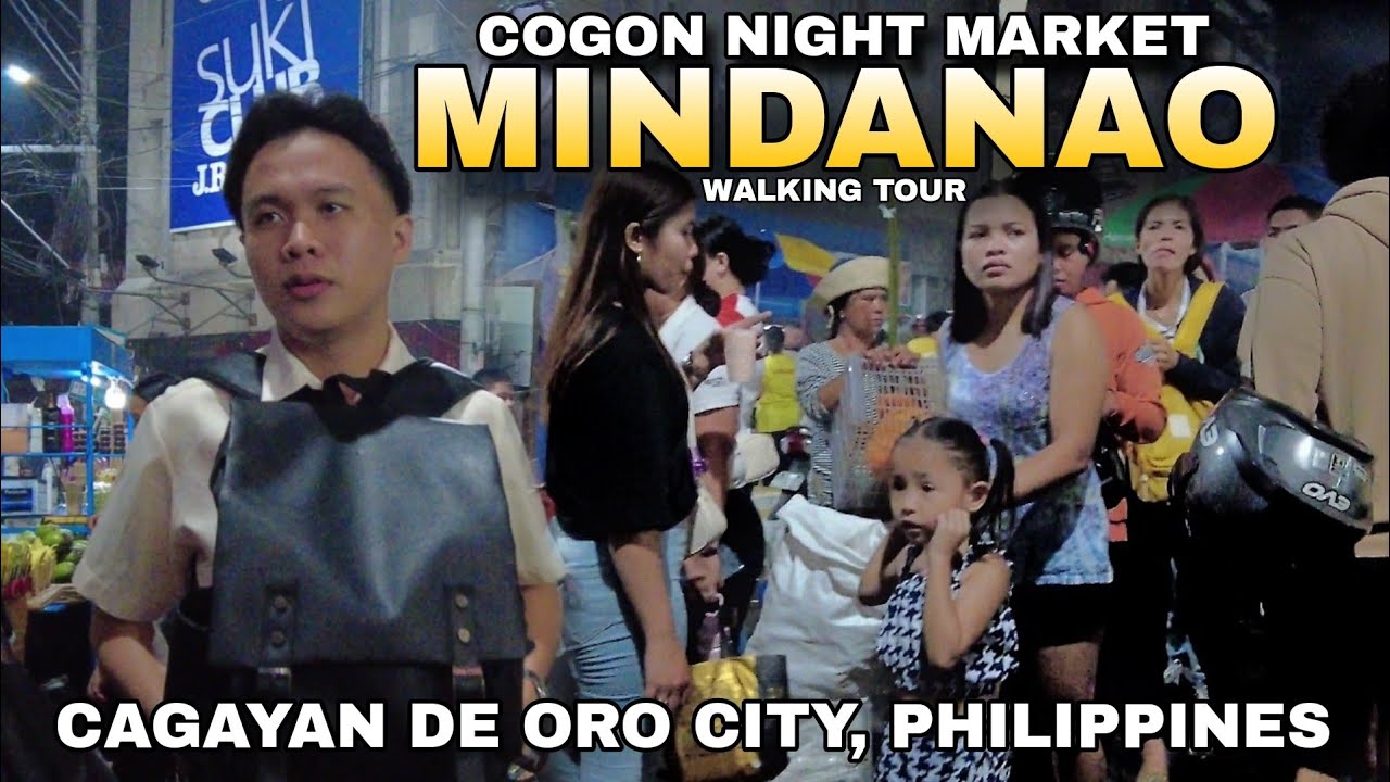 CAGAYAN DE ORO CITY MINDANAO, PHILIPPINES - Cogon Night Market Walking Tour 2025
