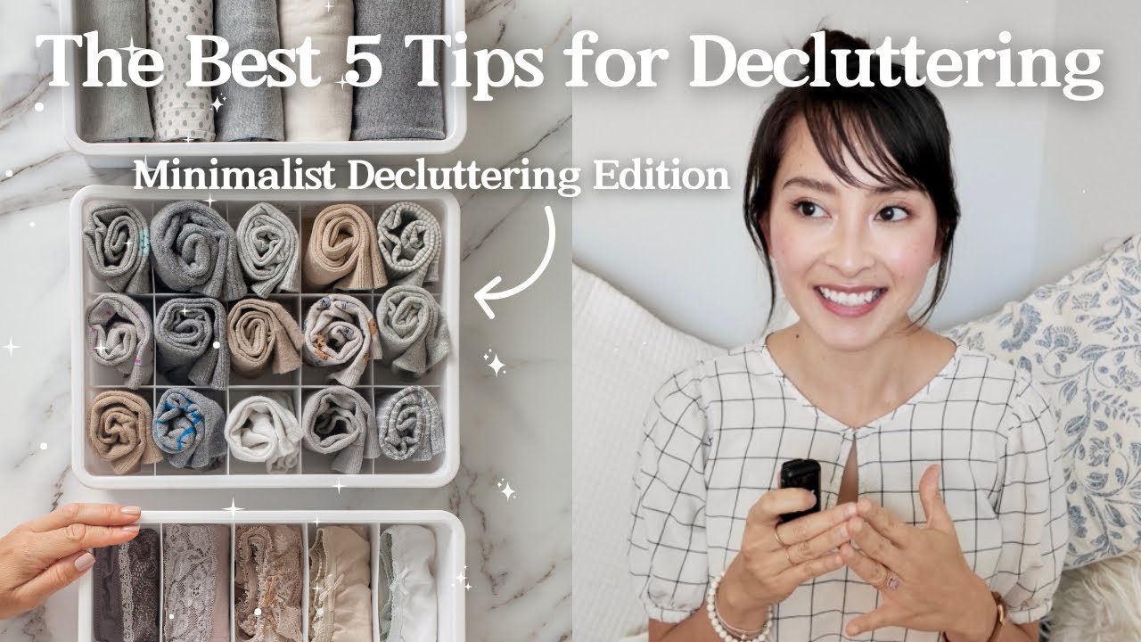 🧦{Declutter} My Top 5 Declutter Minimalist Tips  | Underconsumption Core