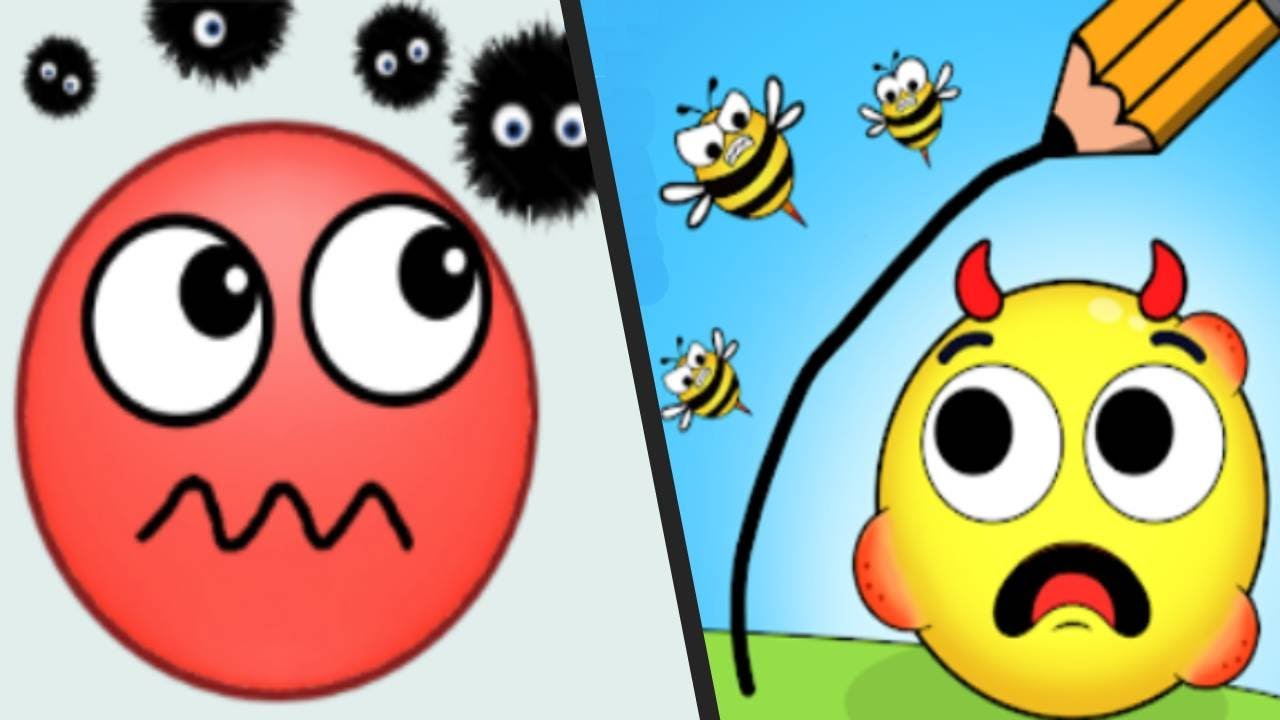 HIDE BALL: BRAIN TEASER GAMES vs SAVE THE EMOJI - Satisfying Double Gameplay Max UPDATE New Levels
