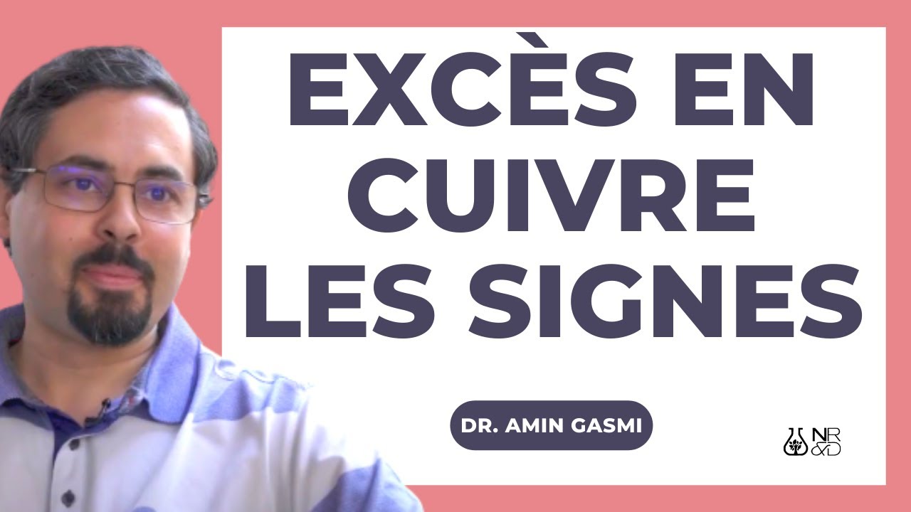 Les signes d'un EXCÈS en CUIVRE et apport nutritionnel conseillé