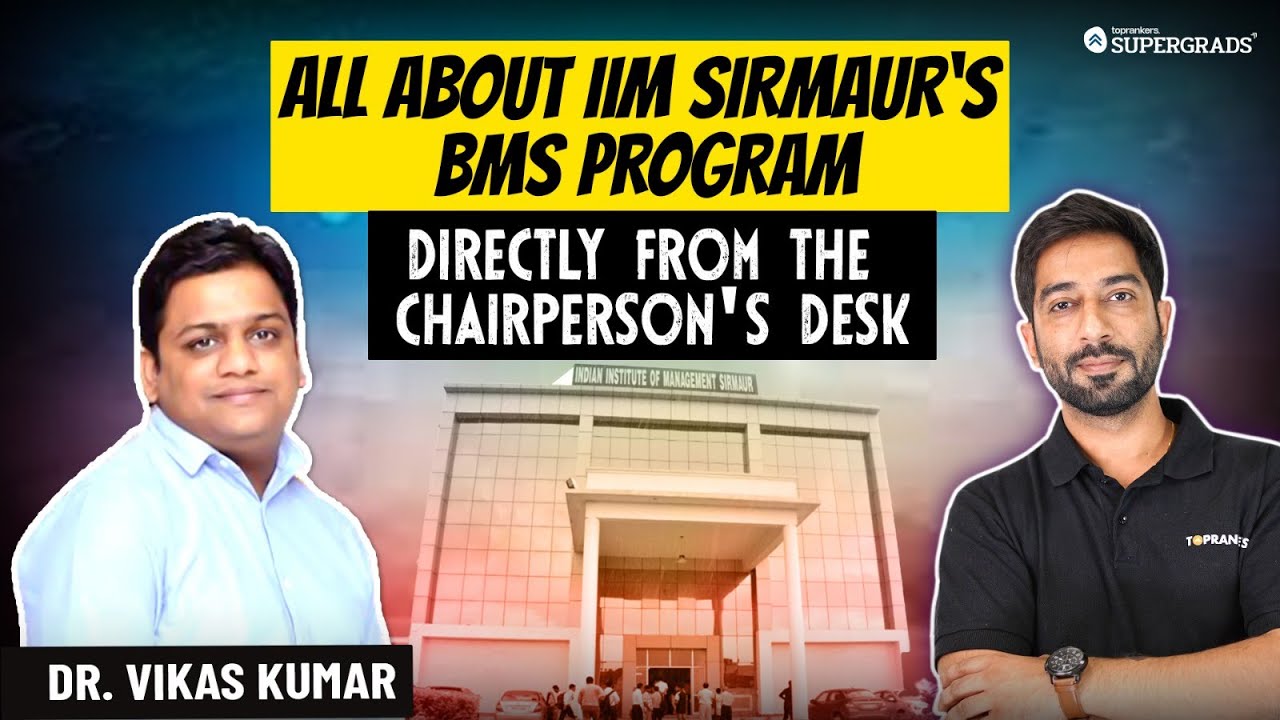 Exclusive Interview with IIM Sirmaur Chairperson Dr. Vikas Kumar | All About IIM Sirmaur BMS Program