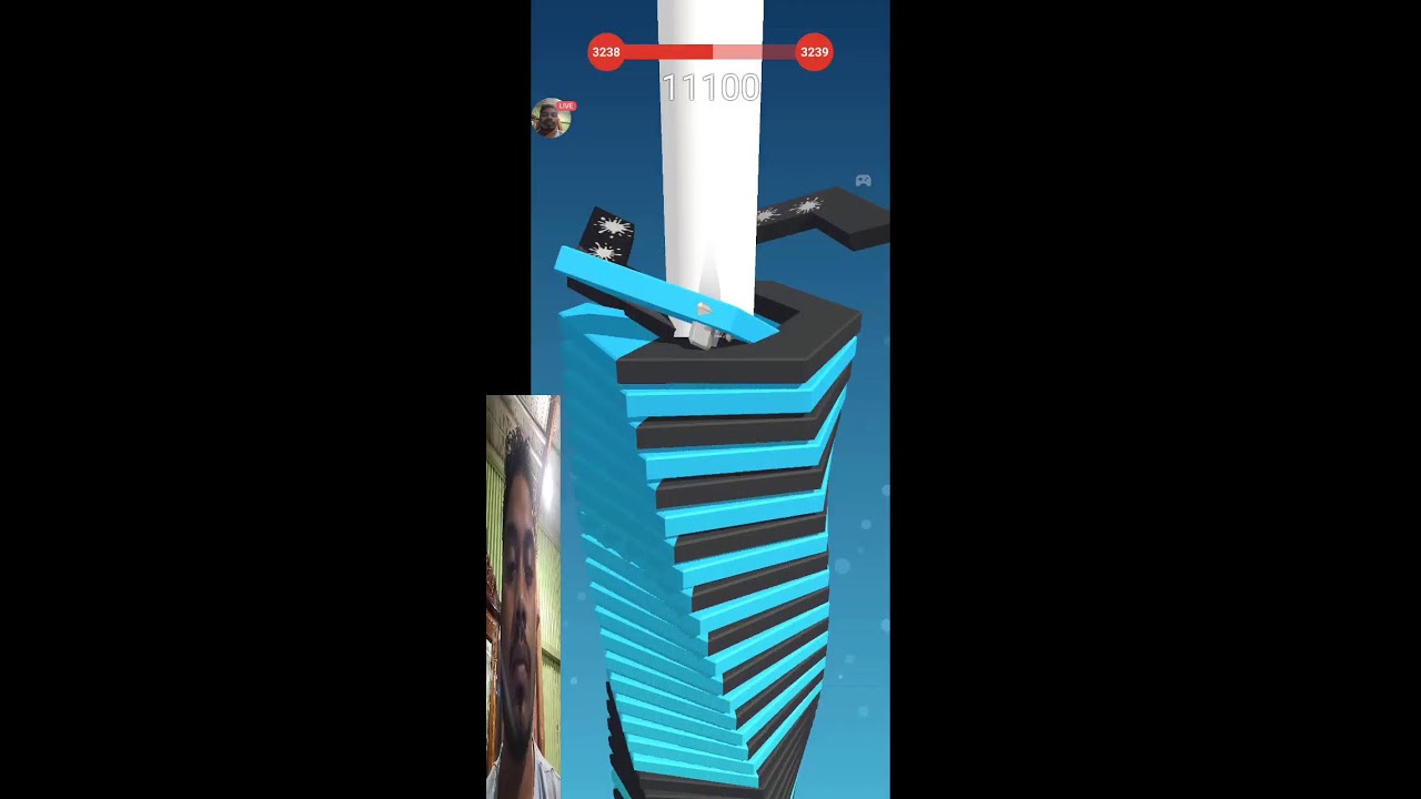 STACK BALL CRASH PLATFORM LIVE GAMEPLAY😘🫣🥰1200#shorts #trending #foryou #Live