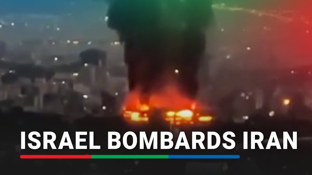 Flames, smoke rise from Tehran skyline as Israel bombards Iran | ABS-CBN News
