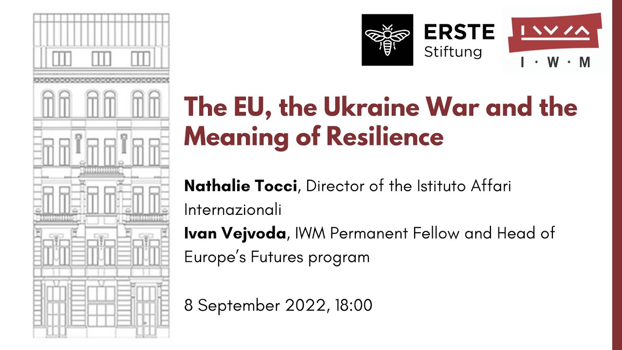 Nathalie Tocci: The EU, the Ukraine War and the Meaning of Resilience