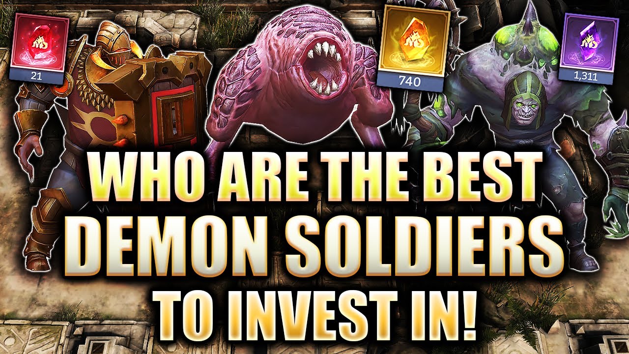 VERY BEST Demon Soldiers to INVEST IN to Succeed in GvG! ft. @korywor ⁂ Watcher of Realms