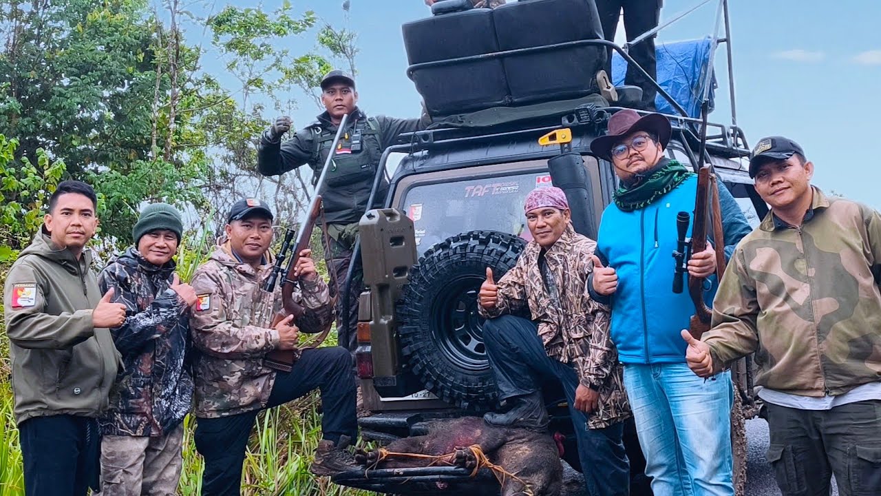 Perbakin Bengkulu Berburu hama babi dan kunjungan ke Pengkab Perbakin Kepahiang 