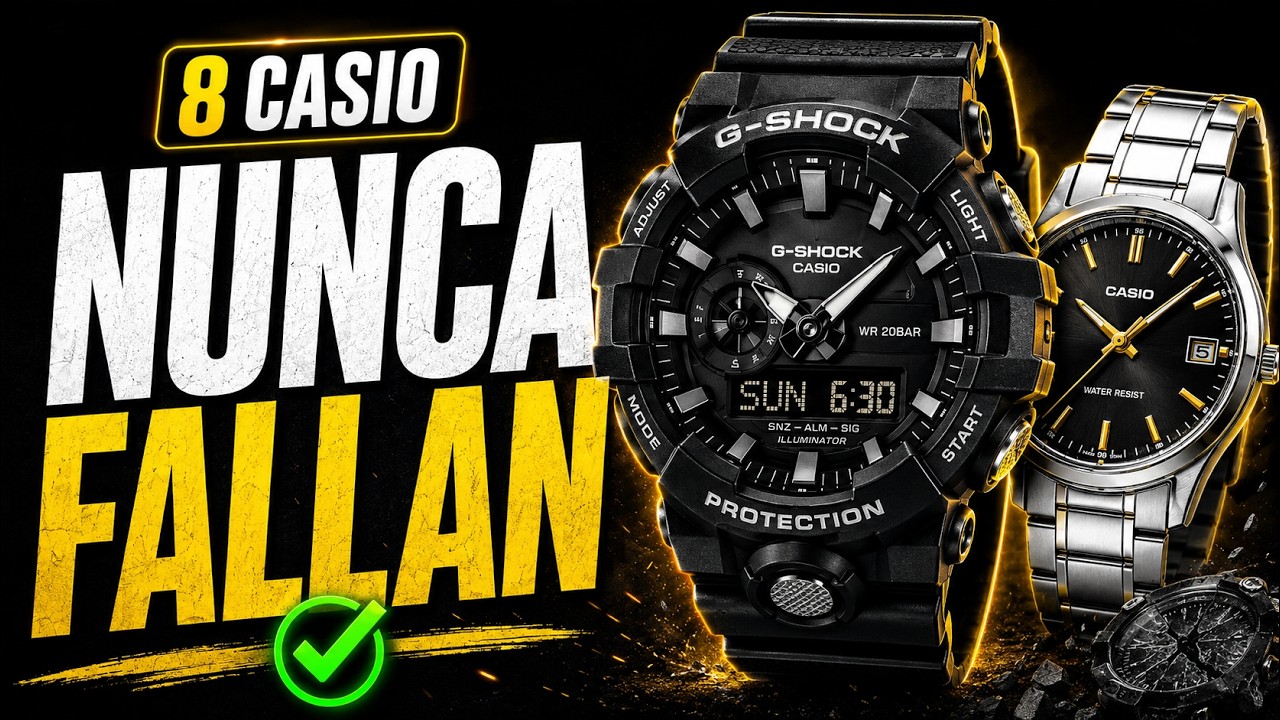 🔥 MI TOP 8 de Relojes CASIO Calidad-Precio para 2026 | El Reloj INDESTRUCTIBLE 🇯🇵