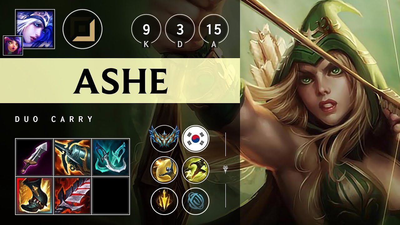 Ashe ADC vs Corki: Rampage - KR Challenger Patch 25.S1.2