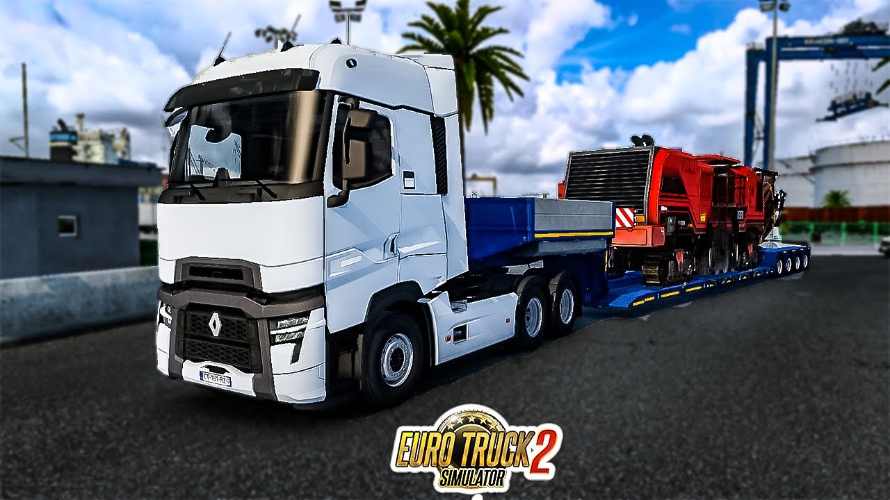 Renault T High Sleeper 520 HP | Barcelona to Italy | EURO TRUCK SIMULATOR 2