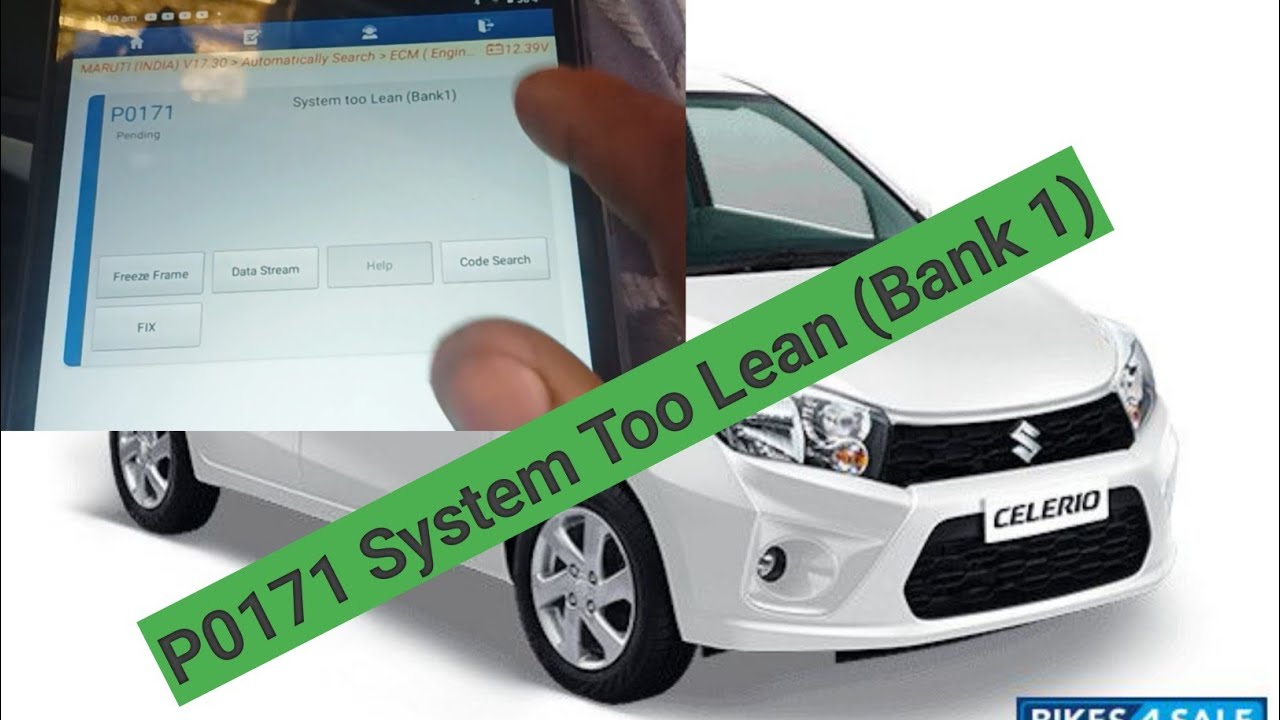 P0171 System Too Lean (Bank 1) Diagnose||How To Check System Too Lean||Scan code