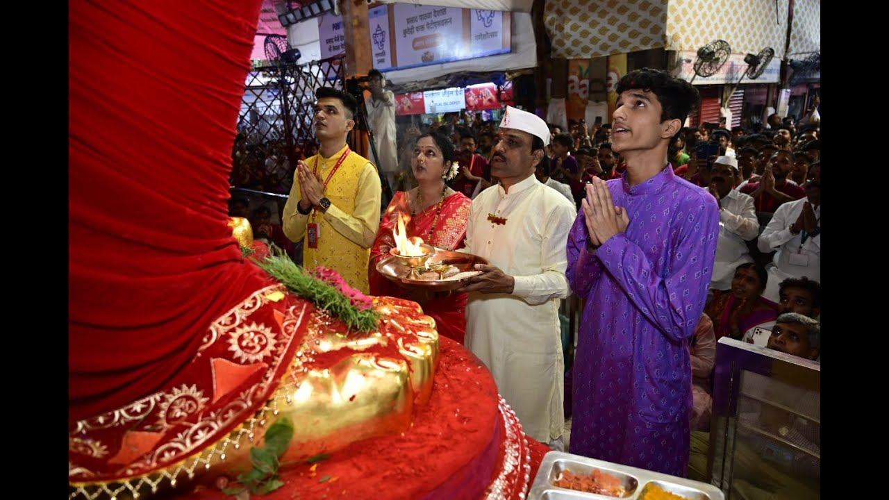 Lalbaugcha Raja Afetrnoon Aarti 31.08.2022