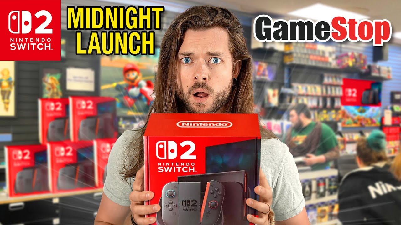The Nintendo Switch 2 MIDNIGHT RELEASE *LIVE*