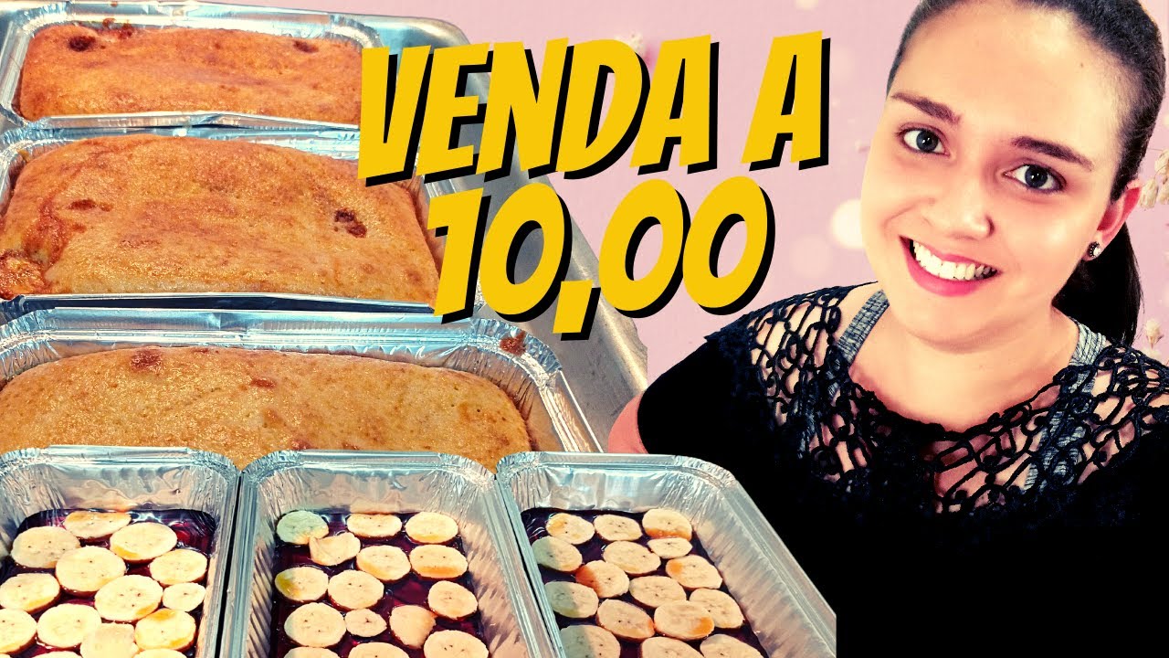 BOLO DE BANANA NA MARMITA - BATIDO À MÃO - FAÇA E VENDA