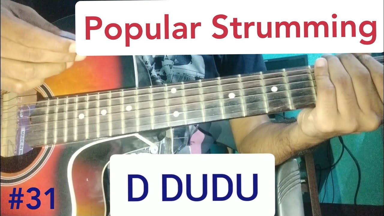 Tutorial 31 || Popular guitar strumming pattern D DUDU |guitar strumming lesson for beginners|Bangla