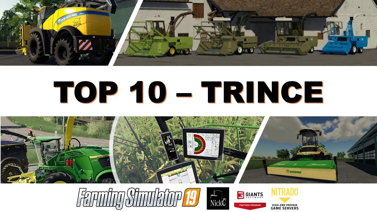 TOP 10 ✔️ BEST MOD FARMING SIMULATOR 19 ✅ TRINCE (Forage harvester) #nicko87