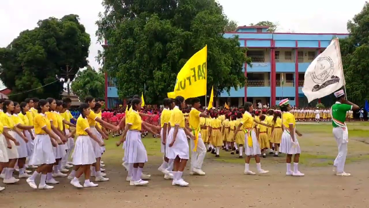 Flag hoisting ceremony in khunti convent school//Ursuline Convent School khunti//🤗🤗 15 August