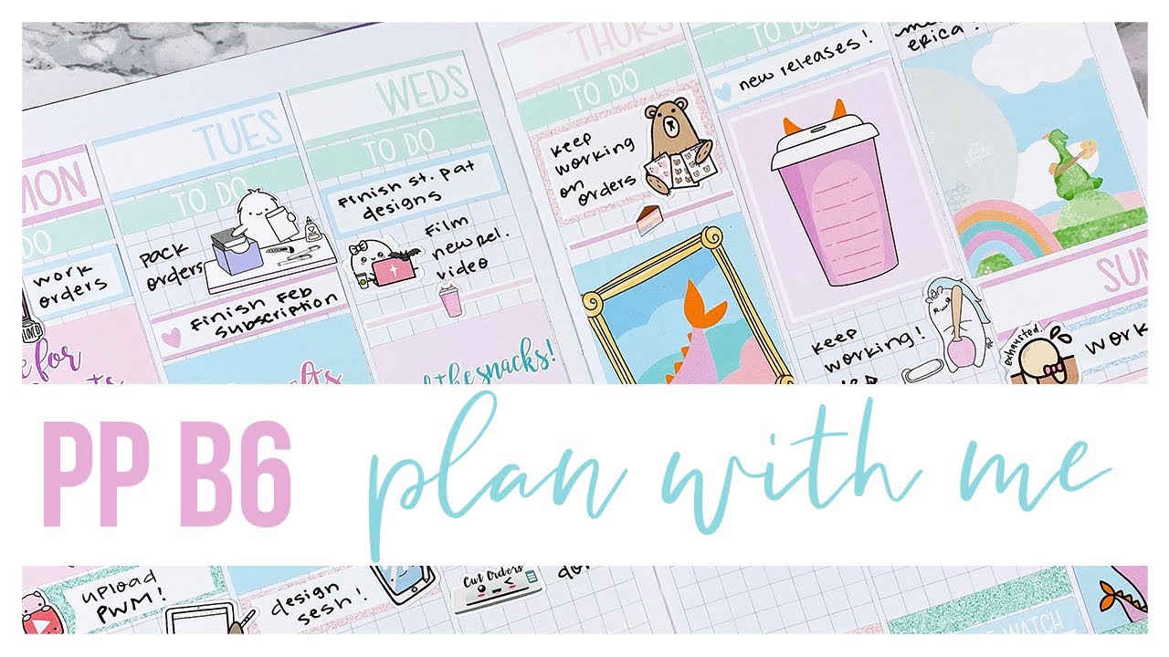 Plan With Me | Print Pression B6