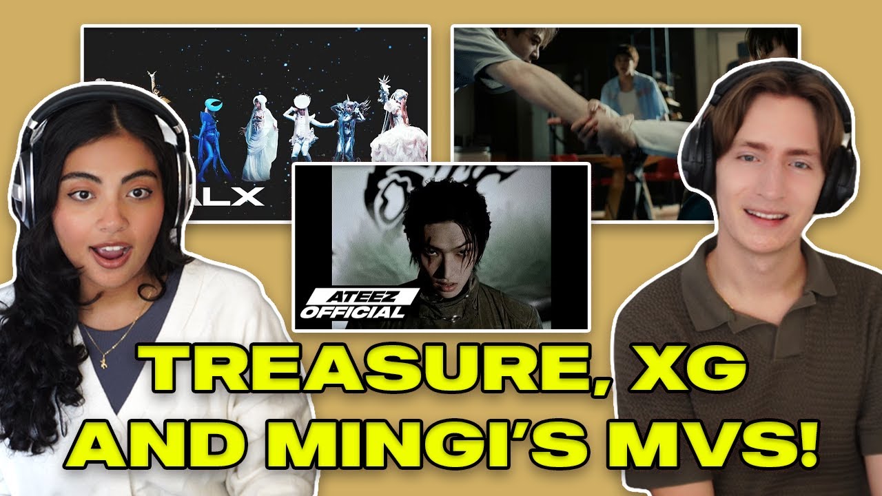 TREASURE - EVERYTHING, XG – GALA & MINGI (ATEEZ) – ROAR | Реакция | Реакция пары на 3 музыкальных...