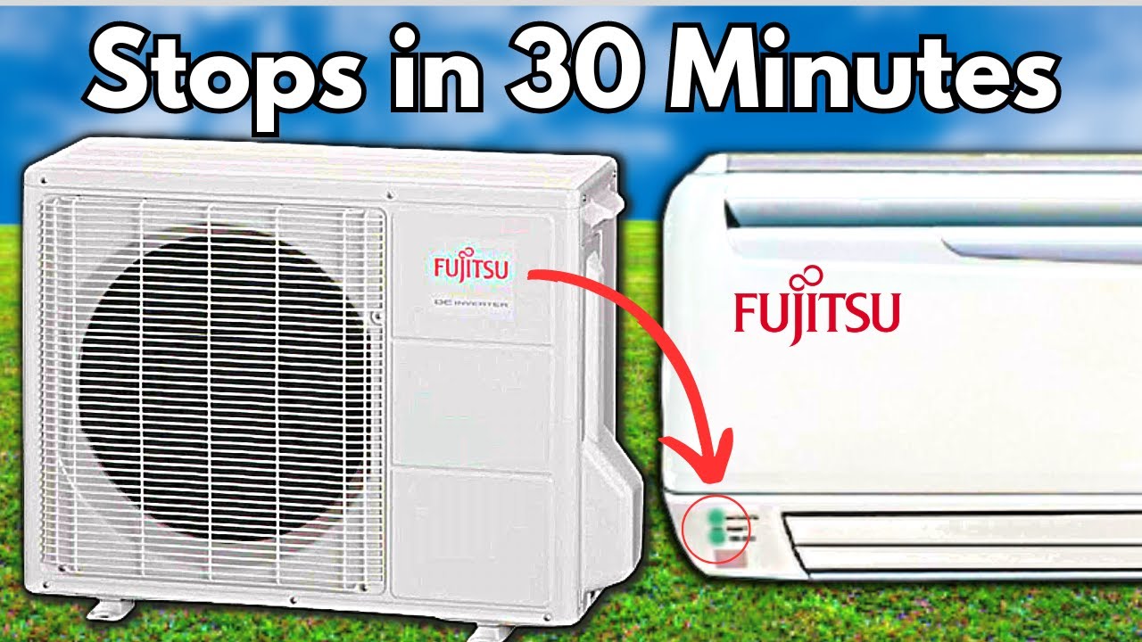 Fujitsu Mini Split AC неожиданно отключается через 30 минут