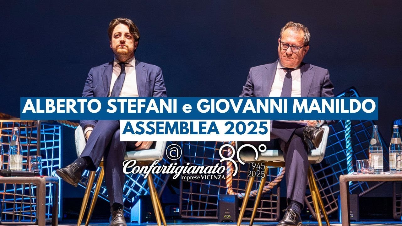 Il Confronto tra Alberto Stefani e Giovanni Manildo - Assemblea Confartigianato Vicenza 2025