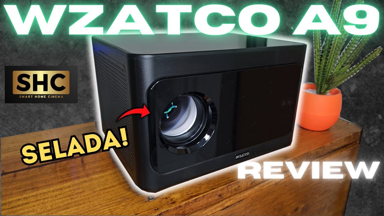 PARRUDO e COMPETENTE! Projetor WZATCO A9 Review