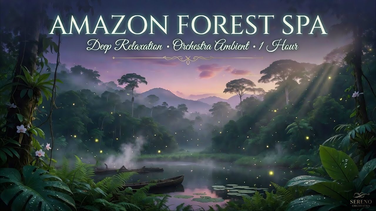 Amazing Serenity and Peace at Amazon Spa🍃 Irish Violin & Flute Harmony Orchestra