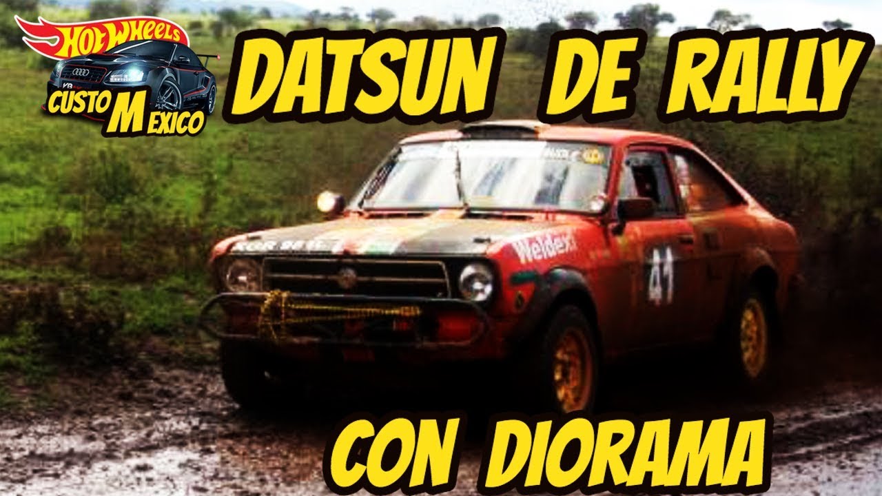 Como hacer un hot wheels de rally con diorama incluido