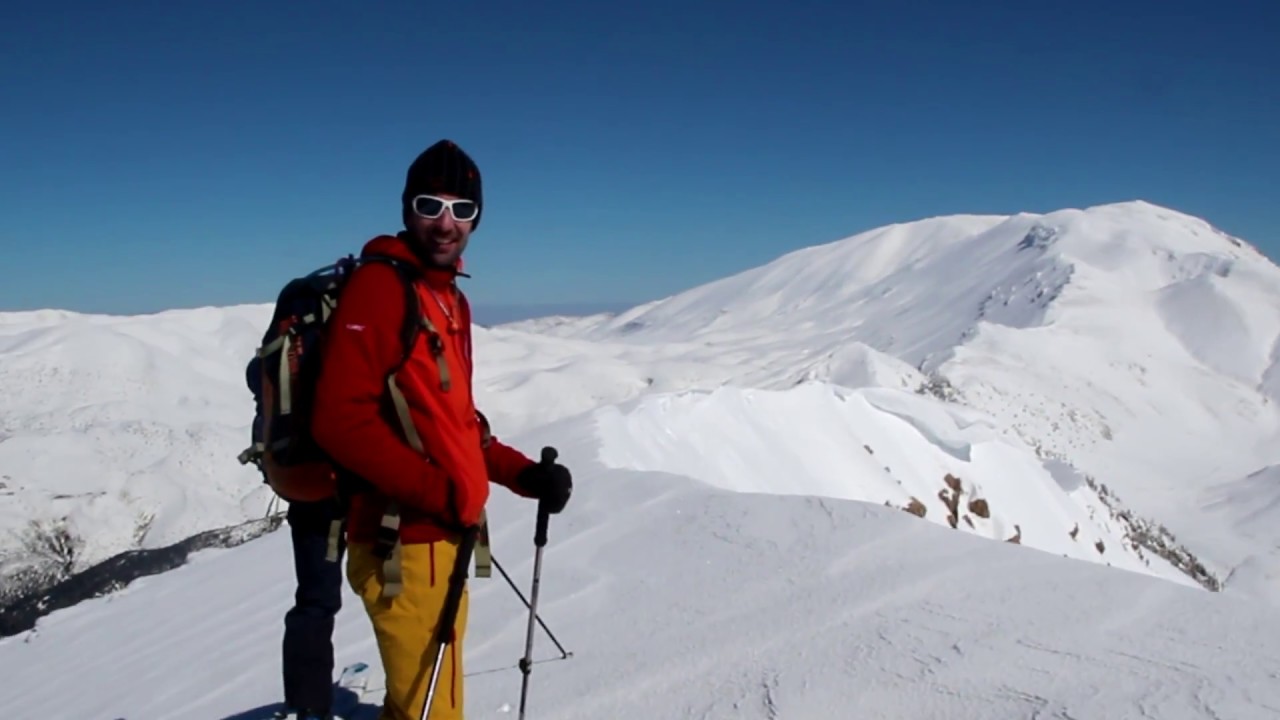 BOUIBLANE - Ski rando au Maroc - le moyen Atlas gav&eacute; neige !!