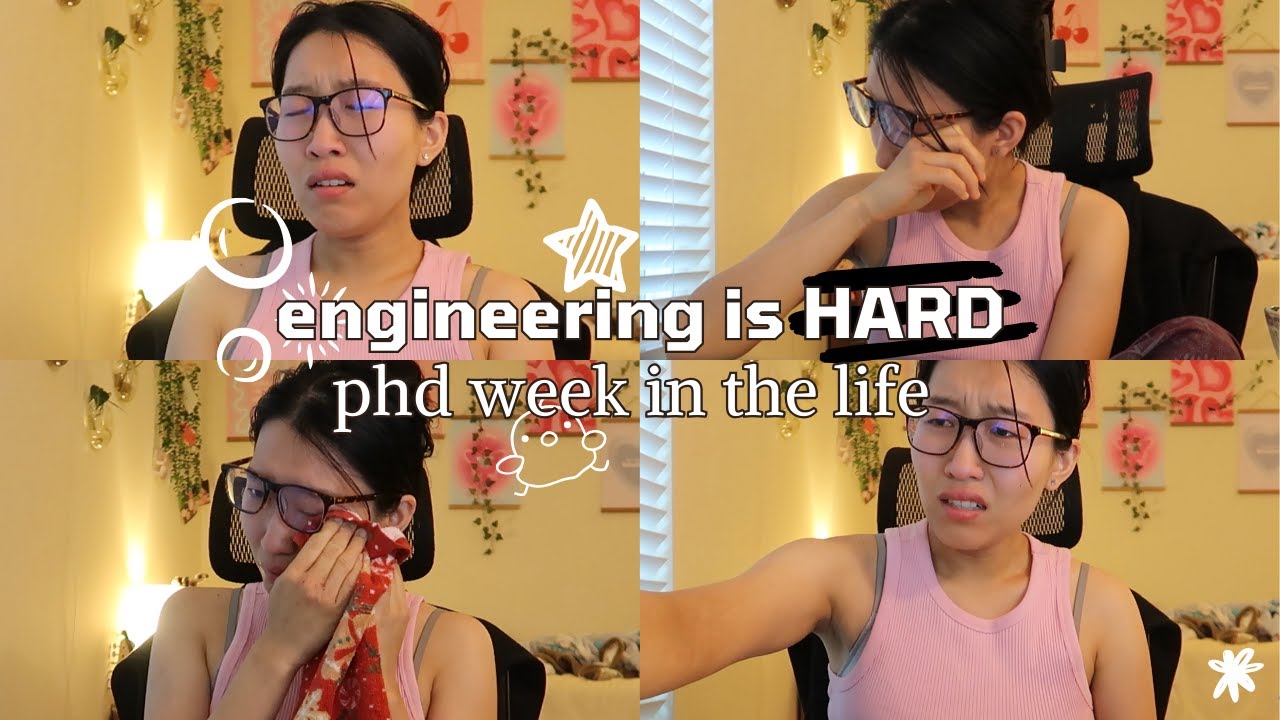 Engineering PhD Diaries | A VERY REALISTIC WEEK | hard coding assignments, tears, quals chat