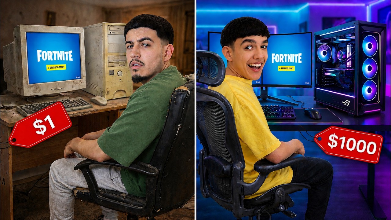 We Built $100 vs $5,200 Gaming Setups