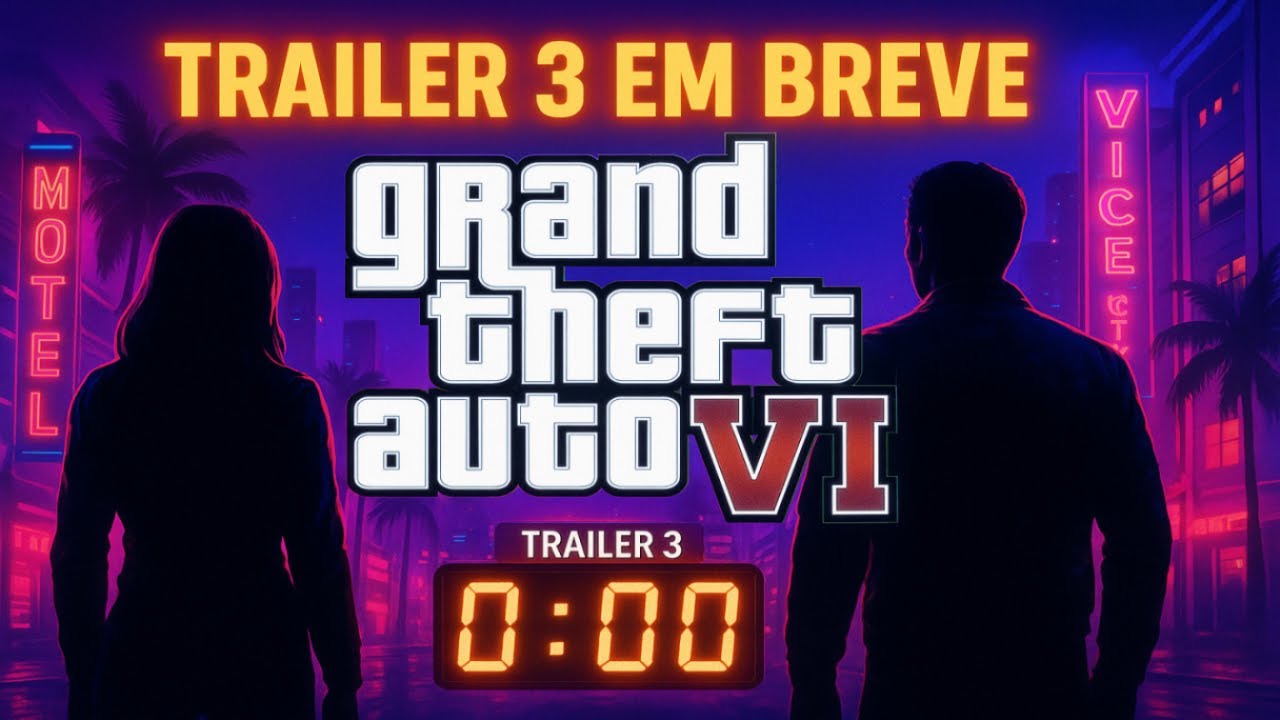 🚨 Contagem Regressiva para o Trailer 3 de GTA VI!