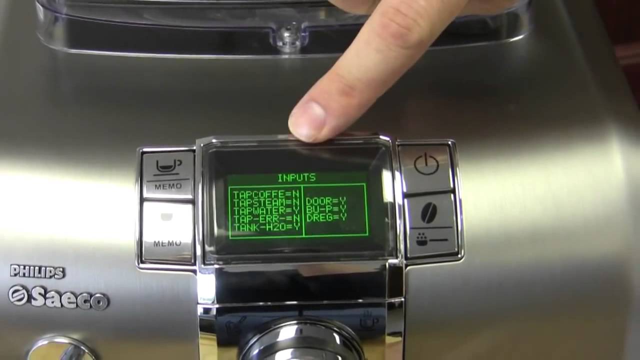 SCG Tech Tips: Saeco Syntia Test Mode