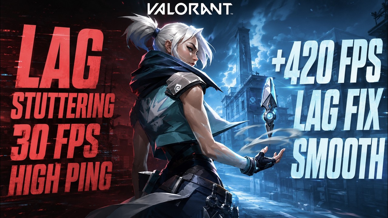 Valorant - BEST Settings to FIX Lag, Stutter & BOOST FPS 📈 (Season 2026 Act 4)