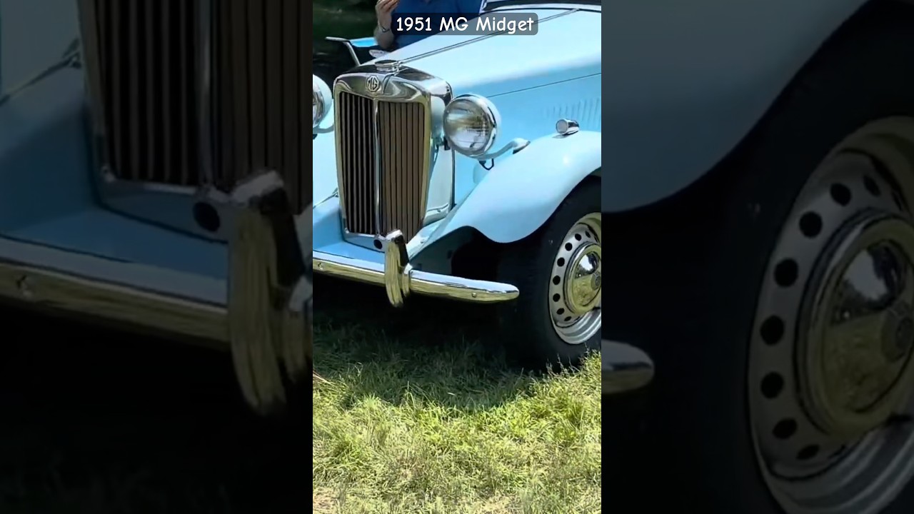 Little Blue Wonder: 1951 MG Midget – A Classic with Big Personality! 
