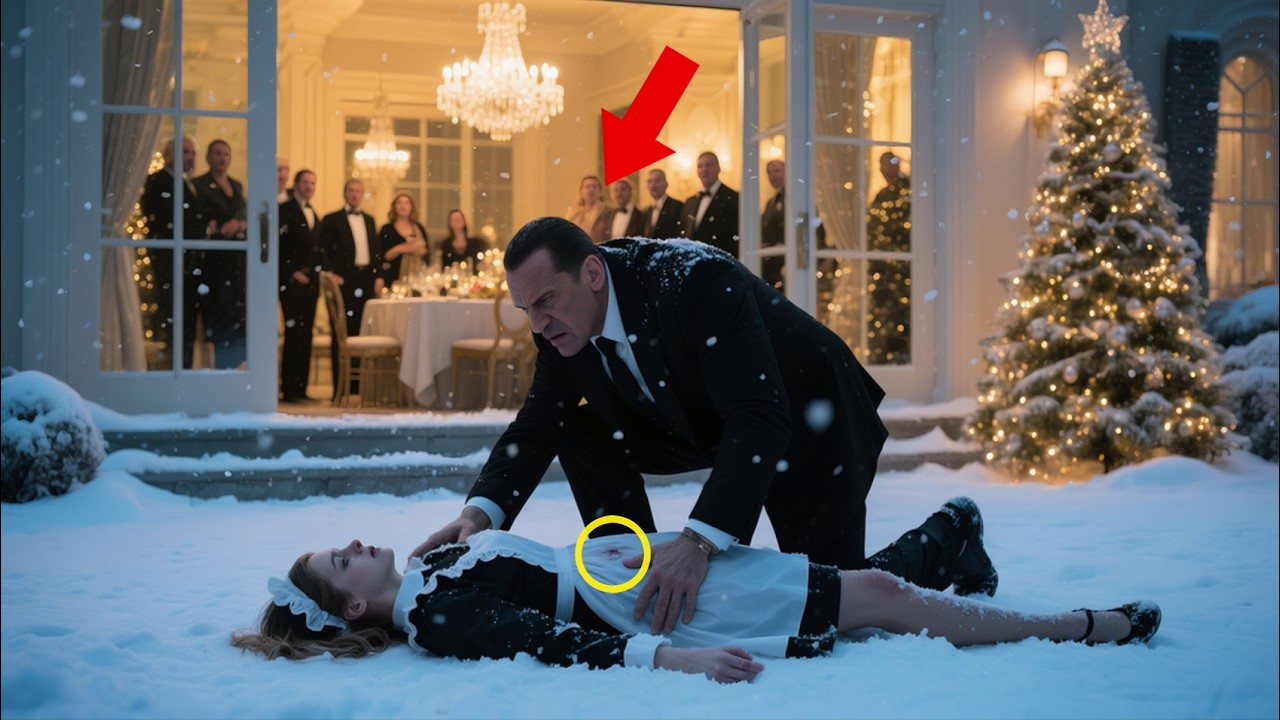 He Found His Maid Freezing Outside on Christmas — The Mafia Boss Lost His Temper