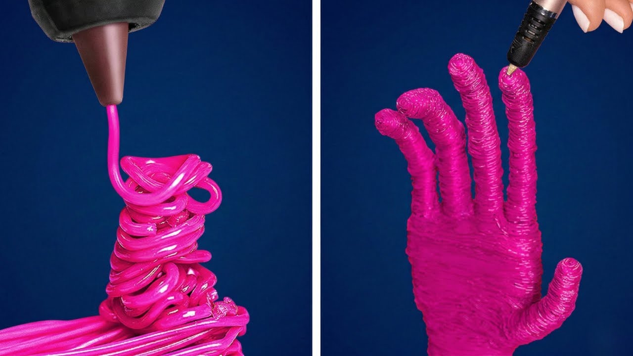 These 3D Pen Hacks Are Too Smart 🤯🔥 Wait Till You See What We Made With Glue!