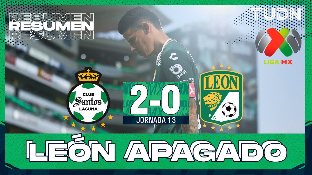 Resumen y goles | Santos 2-0 León | Liga MX - Jornada 13 Apertura 2025 | TUDN